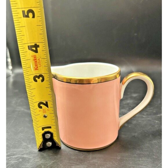 Vintage FITZ & FLOYD RENAISSANCE SHELL PEACH PINK 2 7/8" CREAMER - Rare - Picture 6 of 6